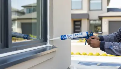 Professional exterior caulking and sealing service by house painters in Dallas, TX