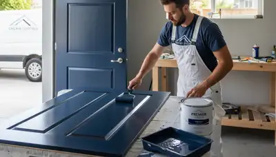 Professional door painting and refinishing in Dallas, TX by expert house painters