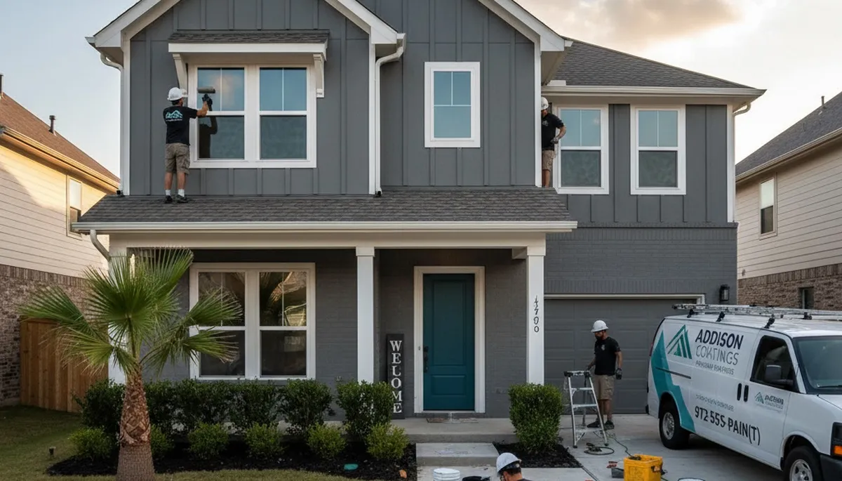 Dallas TX house painters providing professional interior and exterior painting services