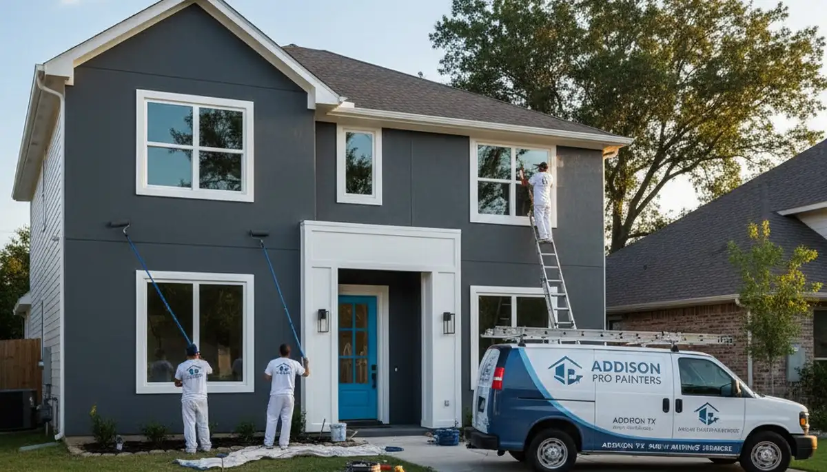 Dallas TX house painting service for residential exteriors and interiors