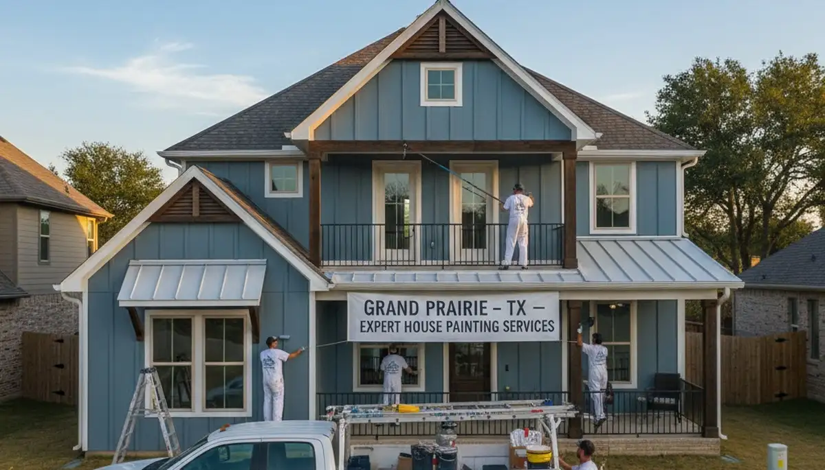 Dallas, TX house painting service for exterior and interior painting by professional painters