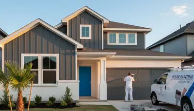 House painters in Dallas, TX providing professional residential painting services