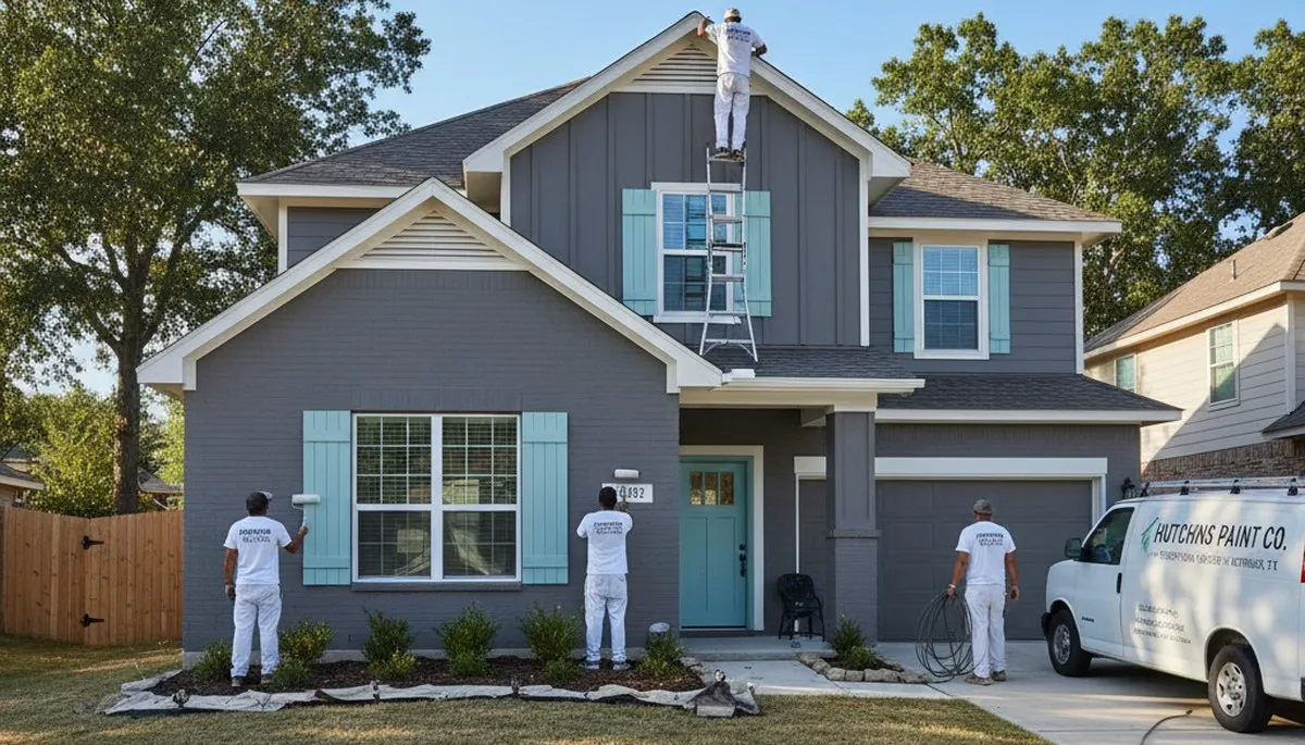 House painters in Dallas, TX providing professional residential painting services
