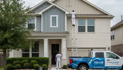 Professional house painters in Dallas TX providing expert exterior home painting services