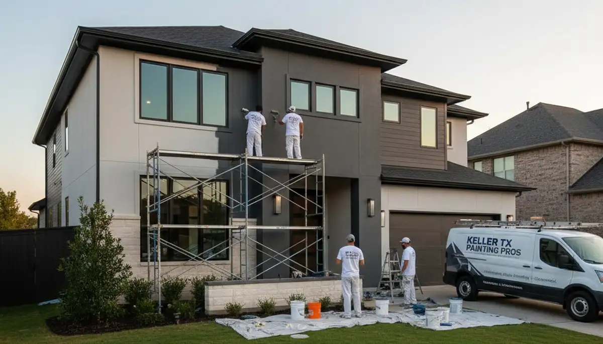 Professional house painters in Dallas TX providing expert exterior and interior painting services