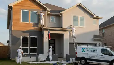 Professional house painters in Dallas TX providing expert exterior and interior painting services