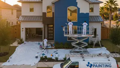 Professional house painters in Dallas TX providing expert residential exterior painting services