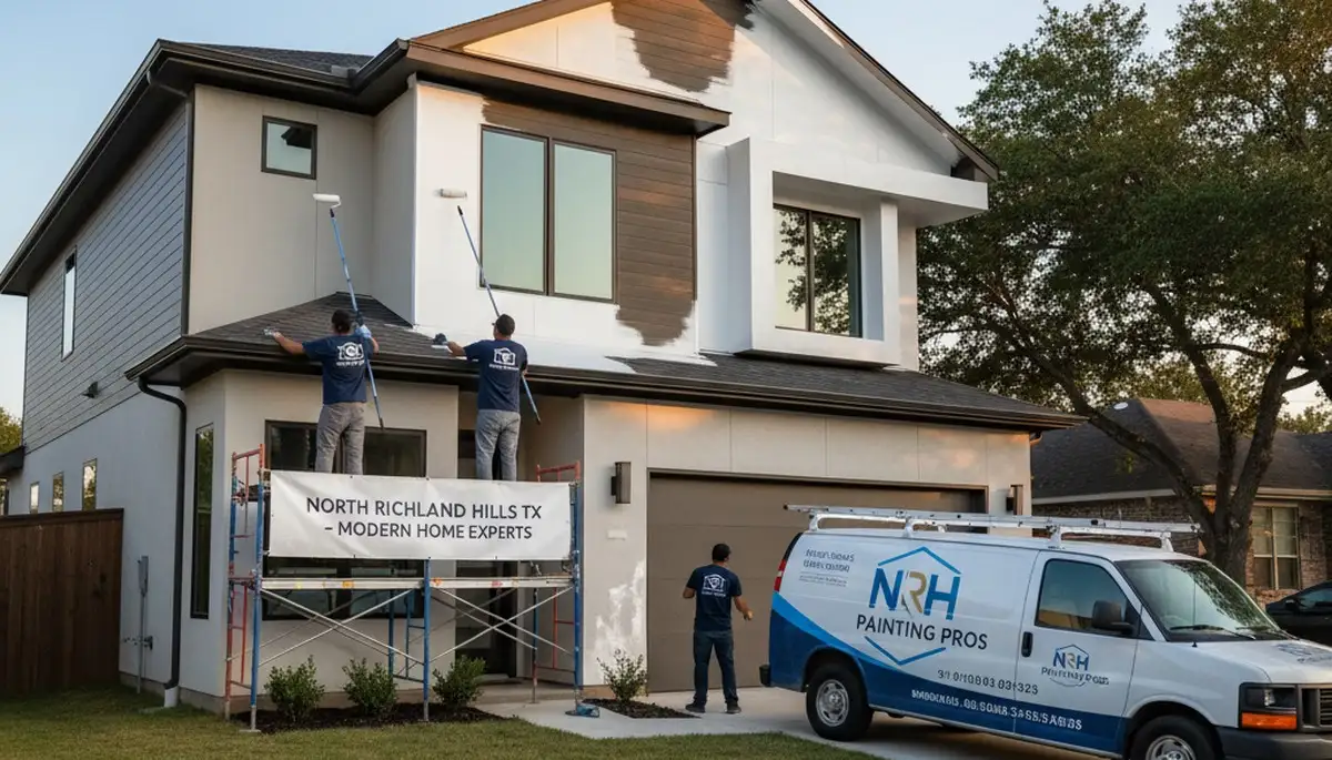 Professional house painters in Dallas TX providing expert exterior home painting services