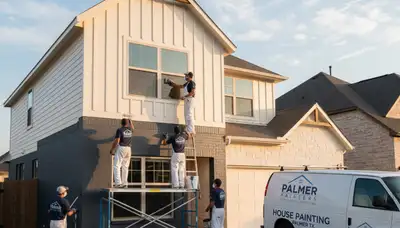 Professional house painters in Dallas TX providing expert exterior and interior painting services
