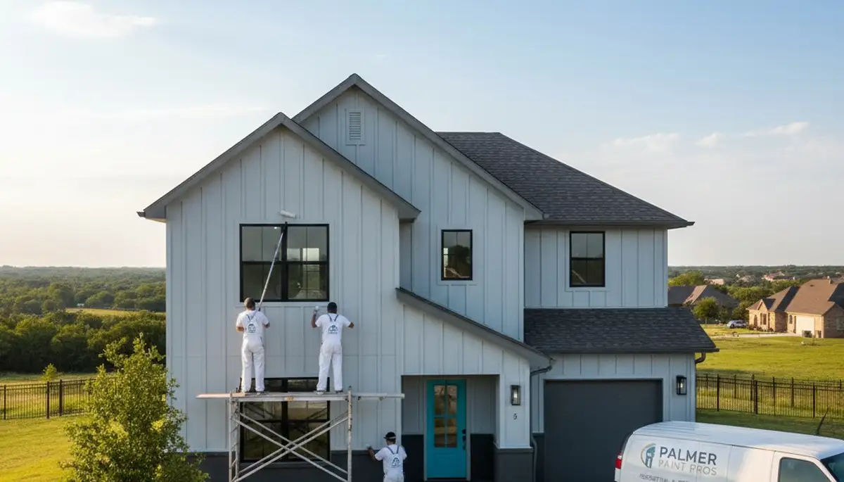 Professional house painters in Dallas TX providing expert residential exterior painting services