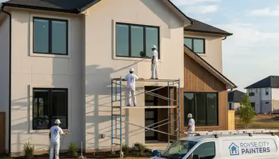 Professional house painters in Dallas TX providing expert home exterior painting services