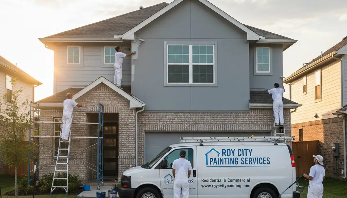 Professional house painters in Dallas TX providing expert residential exterior painting services