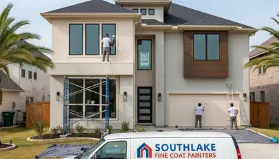 Professional house painters in Dallas TX providing expert residential exterior painting services